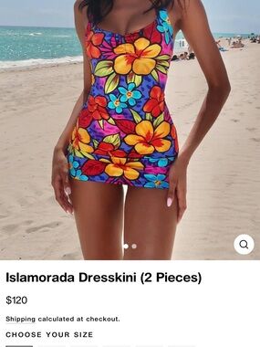 Kiki the Brand Vibrant Floral Dresskini Dress - Multicolor Tropical Print